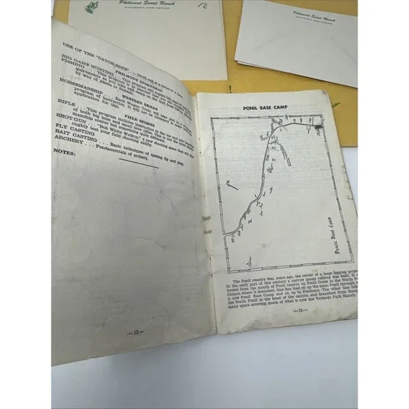 PHILMONT SCOUT RANCH Vintage Correspondence Packet 1950s Boy Scouts of America - Picture 4 of 14